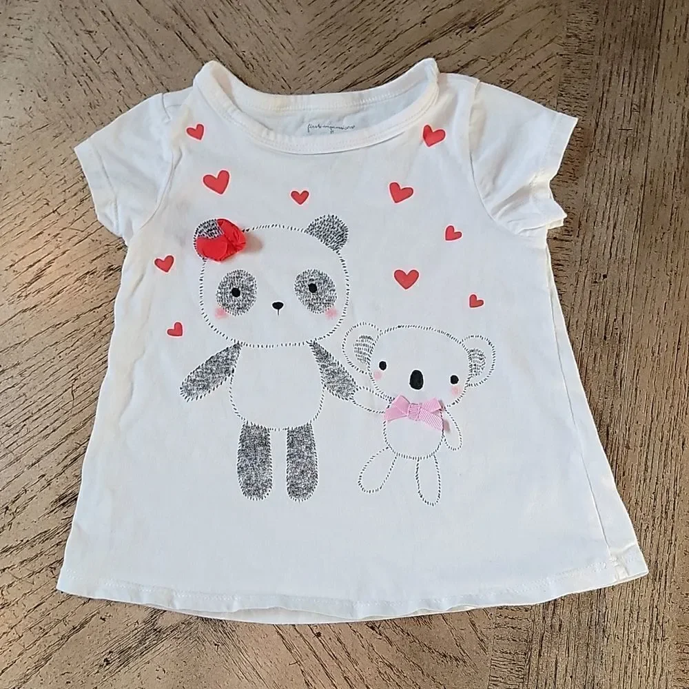 2T panda tshirt First Impressions 🤍❤
